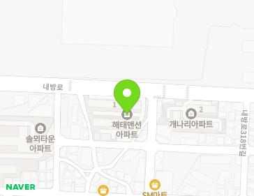 전남광주통합특별시 서구 내방로 304 (내방동, 해태아파트) 전남광주통합특별시 서구 내방로 304 (내방동, 해태아파트) 지도