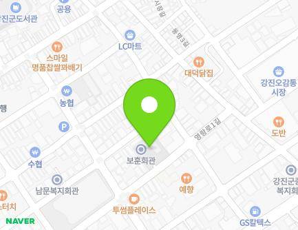 전라남도 강진군 강진읍 영랑로1길 25 (강진노인복지관) 지도