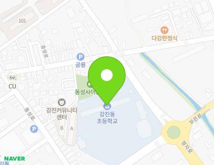 전라남도 강진군 강진읍 중앙로 180 (강진동초등학교) 지도