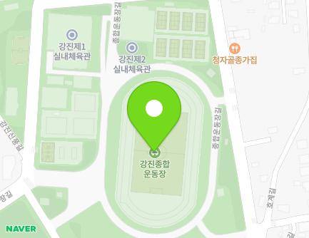 전라남도 강진군 군동면 종합운동장길 60 (강진종합운동장) 지도