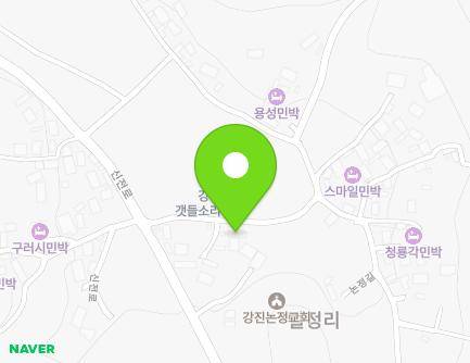 전라남도 강진군 신전면 논정길 10 지도