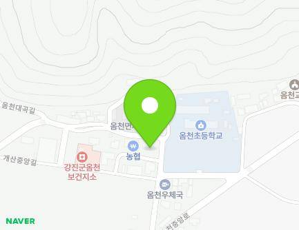 전라남도 강진군 옴천면 개산중앙길 15 (옴천면농업인상담소) 지도