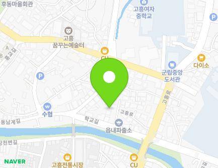 전라남도 고흥군 고흥읍 학교길 76-3 지도