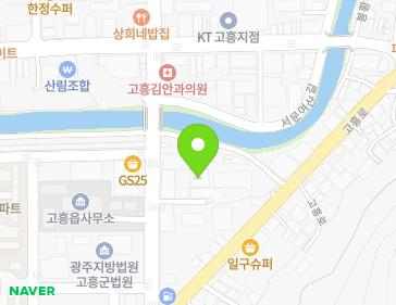 전라남도 고흥군 고흥읍 고흥로 1715 지도