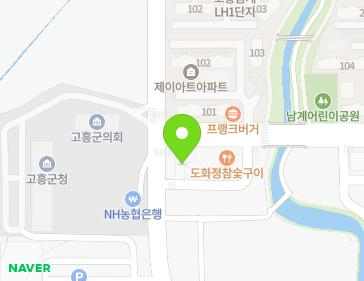 전라남도 고흥군 고흥읍 고흥군청로 4 지도