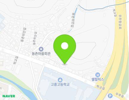 전라남도 고흥군 고흥읍 학교길 18-2 지도