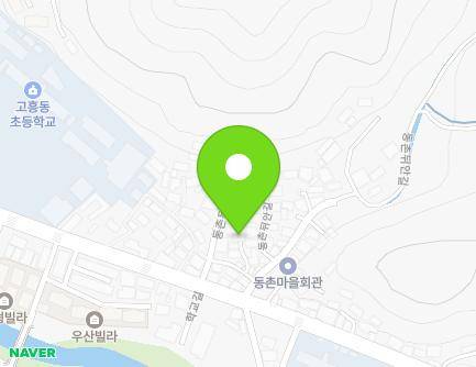 전라남도 고흥군 고흥읍 동촌뒤안길 3-8 지도