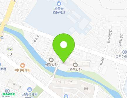 전라남도 고흥군 고흥읍 학교길 45-7 (어린이집) 지도