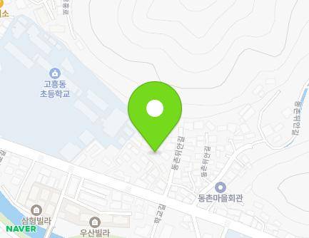 전라남도 고흥군 고흥읍 동촌뒤안길 3-68 지도