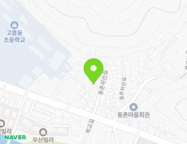 전라남도 고흥군 고흥읍 동촌뒤안길 3-66 지도