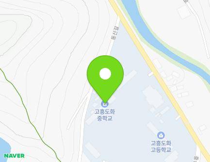 전라남도 고흥군 도화면 도화로 466 (고흥도화중학교) 지도