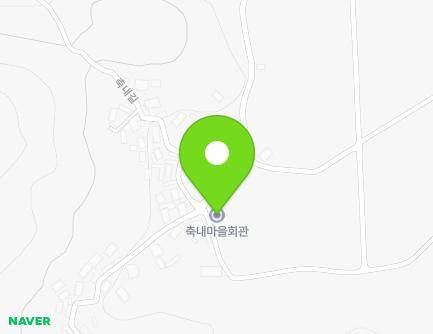 전라남도 고흥군 동강면 축내길 41-1 (축내마을회관) 지도