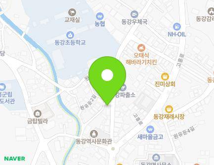 전라남도 고흥군 동강면 원유둔1길 9 (세탁소) 지도