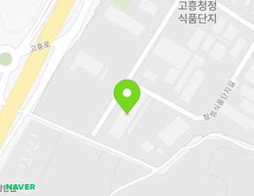 전라남도 고흥군 동강면 청정식품단지길 73 ((주)예인티앤지) 지도