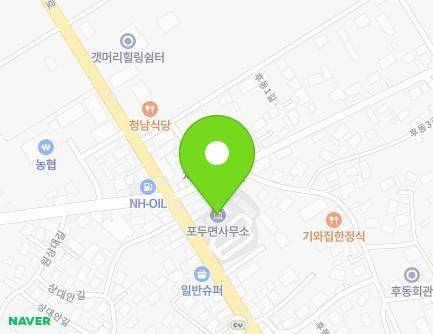 전라남도 고흥군 포두면 우주로 597 (포두면사무소) 지도