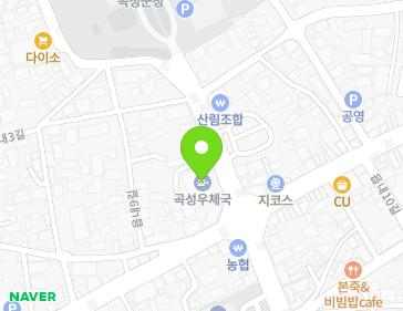 전라남도 곡성군 곡성읍 군청로 27 지도