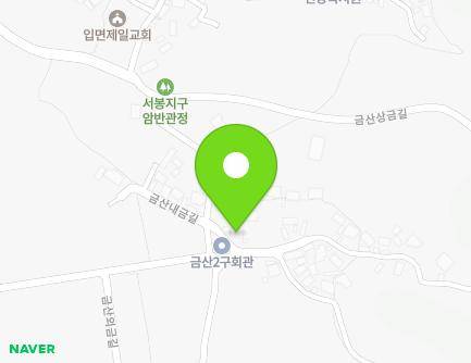 전라남도 곡성군 입면 금산내금길 69 지도