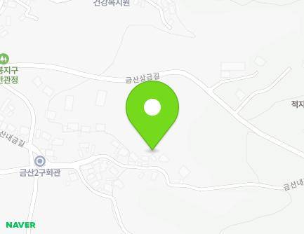 전라남도 곡성군 입면 금산내금길 87 지도