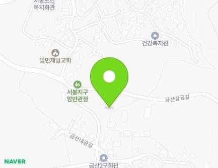 전라남도 곡성군 입면 금산내금길 69-10 지도