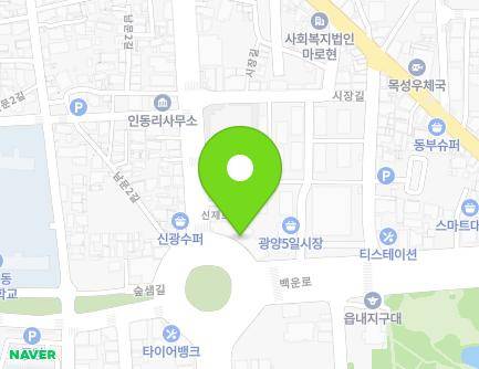 전라남도 광양시 광양읍 백운로 1 지도