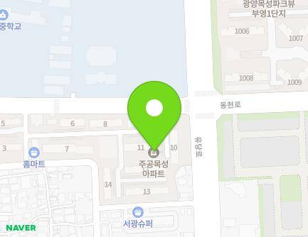 전라남도 광양시 광양읍 신재로 82 (목성아파트) 지도