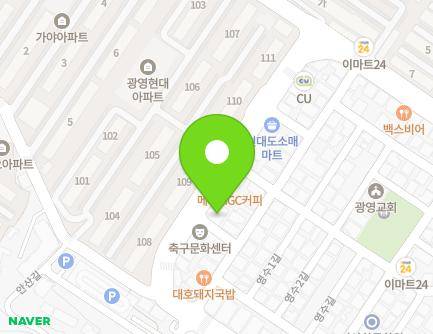 전라남도 광양시 광영로 136 (광영동, 현대온천) 지도
