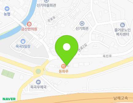 전라남도 광양시 옥곡면 옥진로 690 지도