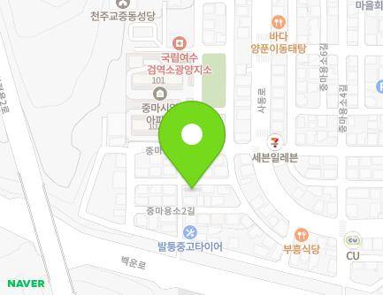 전라남도 광양시 중마용소2길 13-5 (중동, 현대빌라) 지도