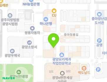 전라남도 광양시 중마청룡길 3 (중동) 지도