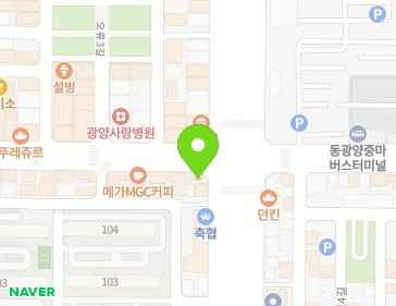 전라남도 광양시 중마중앙로 61 (중동) 지도