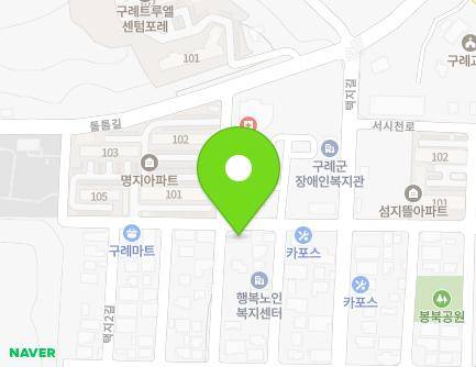 전라남도 구례군 구례읍 동편제길 33 지도