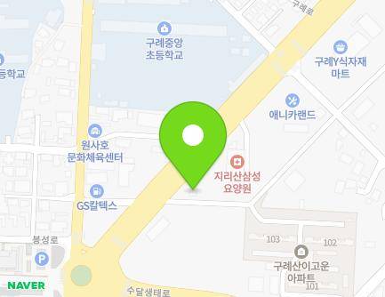 전라남도 구례군 구례읍 구례로 456 (삼정정비) 지도