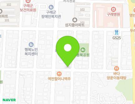 전라남도 구례군 구례읍 택지2길 20 (산들빌) 지도