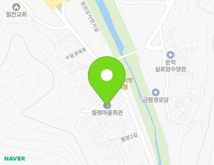 전라남도 구례군 문척면 중산로 6 (구례군지회월평경로당) 지도
