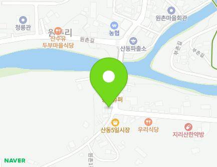 전라남도 구례군 산동면 원촌1길 14 (일심철물) 지도