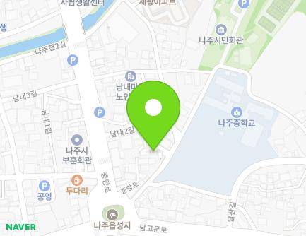 전라남도 나주시 남산길 9 (남내동) 지도