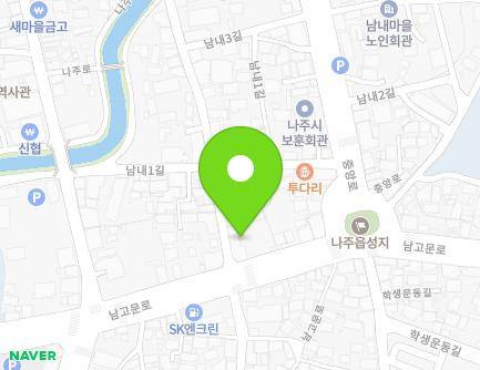 전라남도 나주시 금성길 2 (남내동, 금복식육식당) 지도