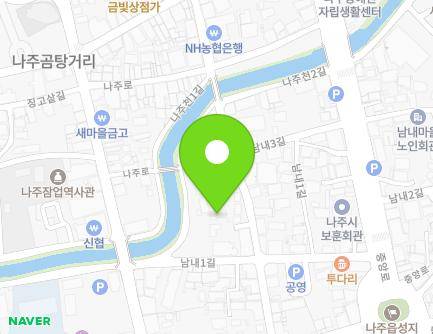 전라남도 나주시 나주천2길 84 (남내동, 사랑채전통식당) 지도