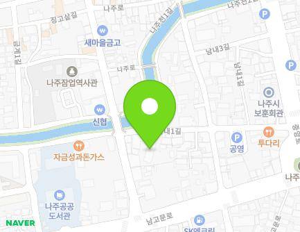 전라남도 나주시 남내1길 19 (남내동, 중앙아파트) 지도
