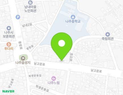 전라남도 나주시 남고문로 99-1 (남외동) 지도