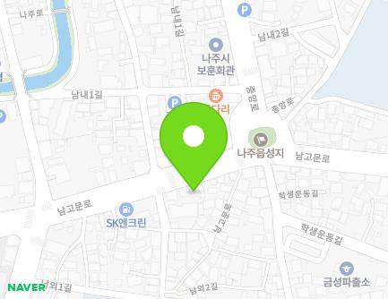 전라남도 나주시 남고문로 80 (남외동, 나주플라워) 지도