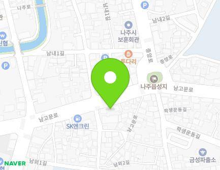 전라남도 나주시 남고문로 78 (남외동, 아르떼음악학원) 지도