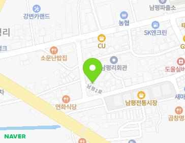 전라남도 나주시 남평읍 남평1로 20-21 지도