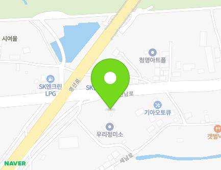 전라남도 나주시 남평읍 산남로 190 (한국판넬) 지도