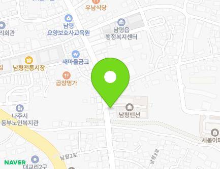 전라남도 나주시 남평읍 남평2로 30-1 (한복유정이불) 지도