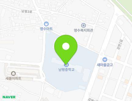 전라남도 나주시 남평읍 남평3로 40 (남평중학교) 지도