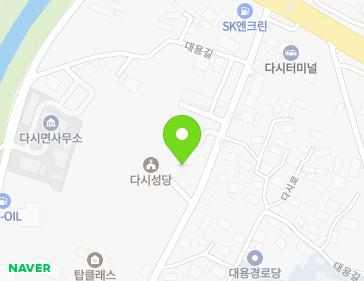 전라남도 나주시 다시면 대용길 22 (다시천주교회) 지도