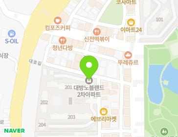 전라남도 나주시 대호길 59-15 (대호동, 나주대호2차대방노블랜드아파트) 지도