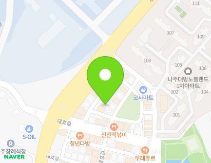 전라남도 나주시 대호길 90-8 (대호동, 주거니받거니) 지도