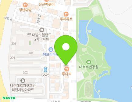 전라남도 나주시 대호길 57 (대호동, 올리브) 지도